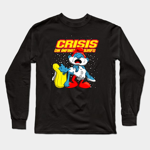 A Little Blue Crisis Long Sleeve T-Shirt by Ihlecreations